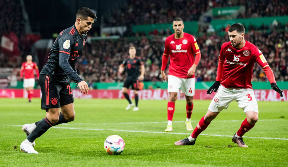 Cancelo kiến tạo ngay trận ra mắt, Bayern vào tứ kết DFB-Pokal