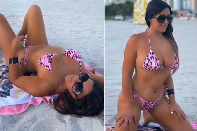 Nữ trọng tài sexy nhất thế giới khoe dáng bên bãi biển