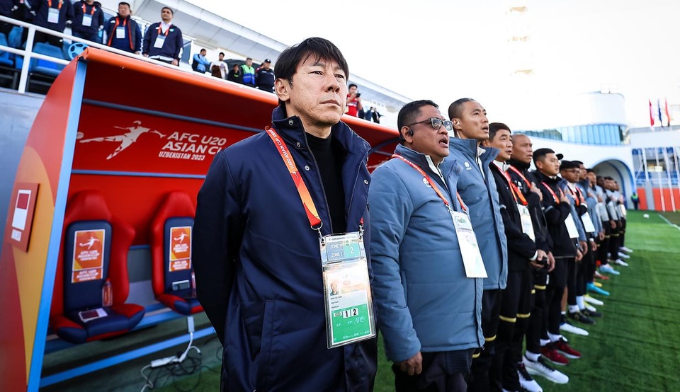 Phản ứng của HLV Shin Tae-yong sau thất bại của U20 Indonesia