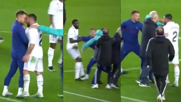 Sao Real hành động phi thể thao, kích động thủ thành Barca