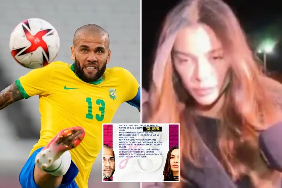 Tâm thư chân thành Dani Alves gửi vợ cũ