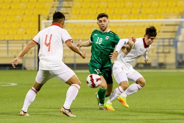Thi đấu thiếu người, U23 Việt Nam thất bại trước U23 Iraq