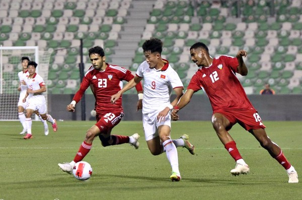 Thi đấu nỗ lực, U23 Việt Nam vẫn nhận thất bại trước U23 UAE