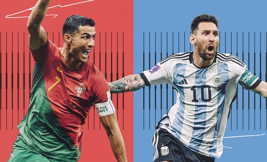 Ronaldo ghi bàn hiệu quả ra sao so với Messi