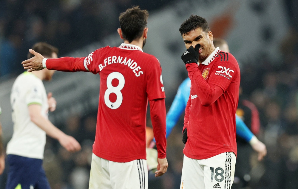 Man United bị cầm hòa, Bruno chỉ trích thẳng mặt Casemiro