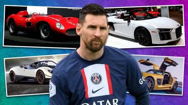 Ảnh bài viết Bộ sưu tập siêu xe hào nhoáng của Messi