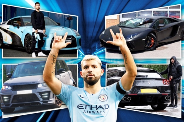 Ảnh bài viết Choáng váng với bộ sưu tập siêu xe đẳng cấp của Aguero