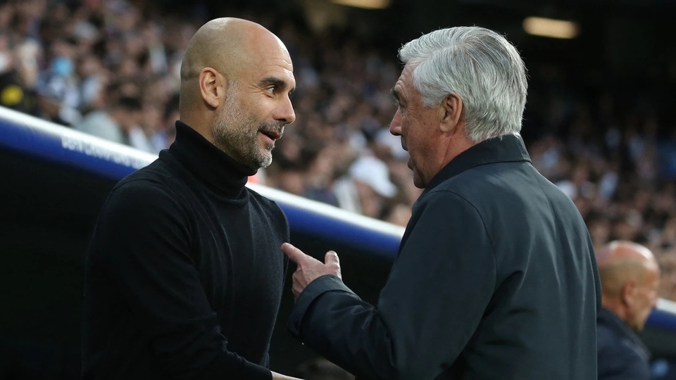 Ảnh bài viết Pep phải nghĩ nhiều để đánh bại Ancelotti