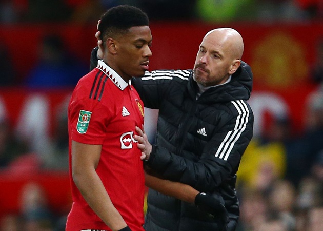 Ten Hag và động thái chấm dứt tương lai Martial 
