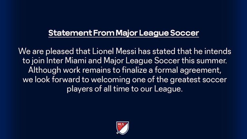 Giải MLS gửi thông điệp chào đón Messi