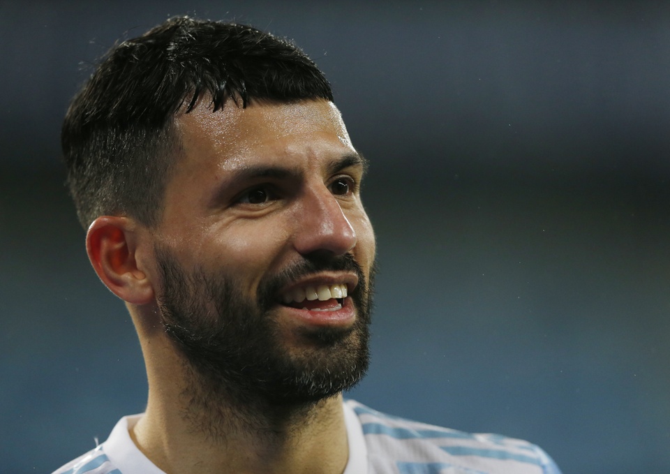 Aguero kiếm bộn tiền nhờ Man City vô địch Champions League