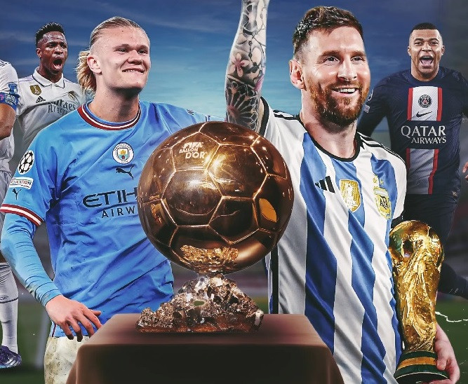 Lý do Haaland giành cú ăn 3 vẫn khó thắng Messi ở Quả bóng vàng 2023
