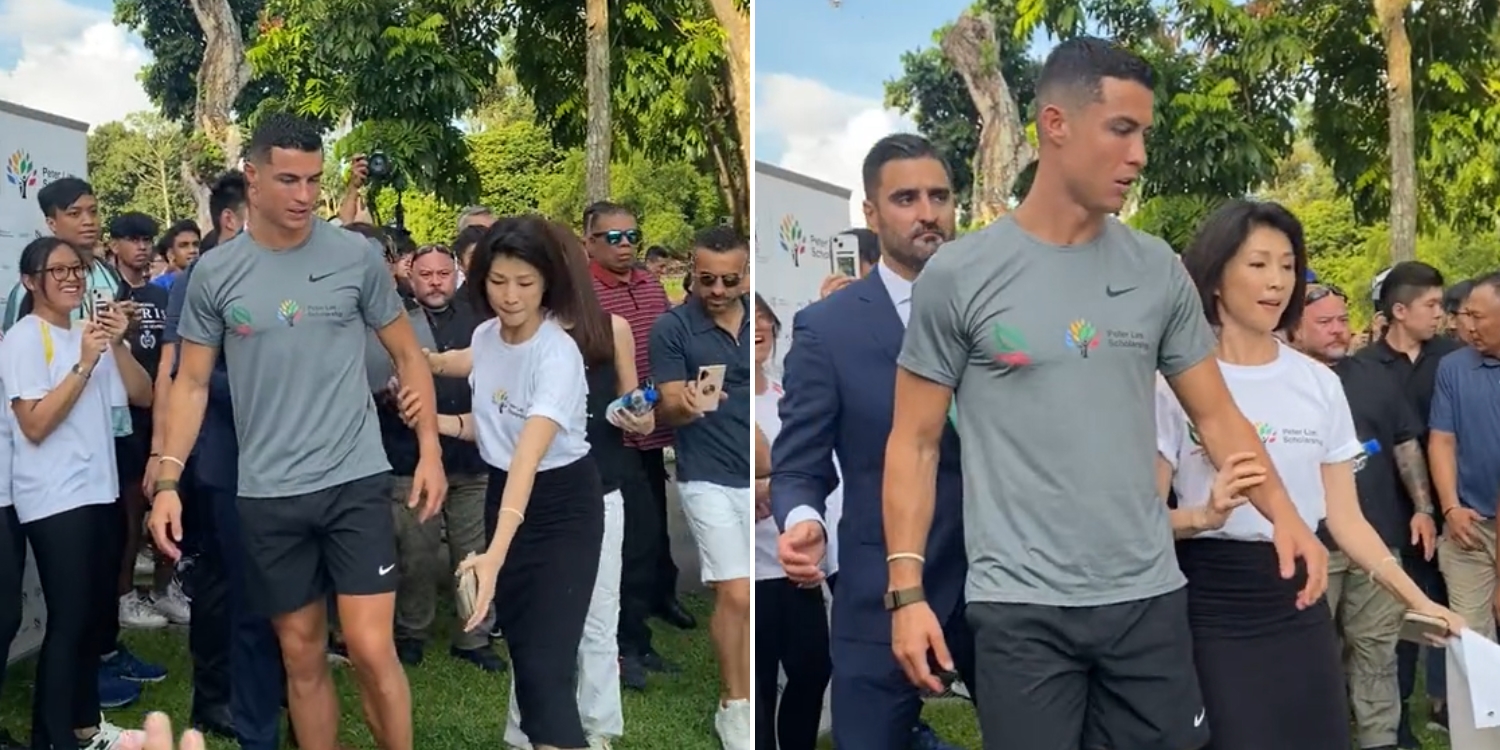 Nữ MC đáp trả khi bị tố 'sờ soạng' Ronaldo