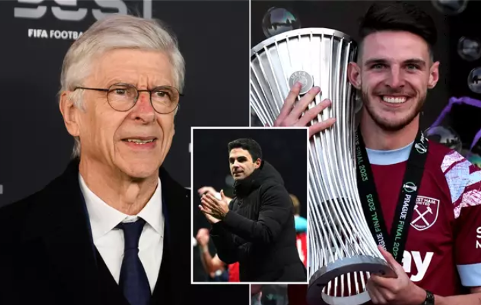 Declan Rice chỉ cần 20 phút để thuyết phục Arsene Wenger