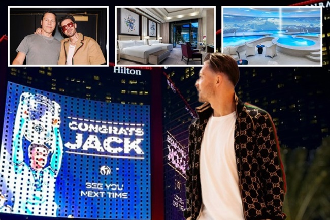 Kỳ nghỉ tại Las Vegas của Jack Grealish
