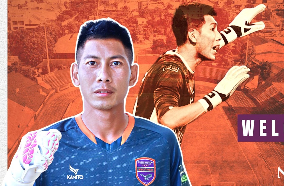 Thủ môn Tuấn Mạnh về giúp Bình Dương trụ hạng