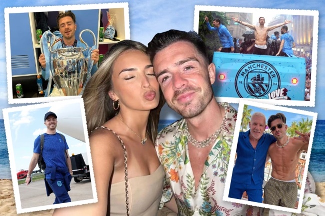 Ảnh bài viết 1 tháng bay khắp thế giới của Grealish 