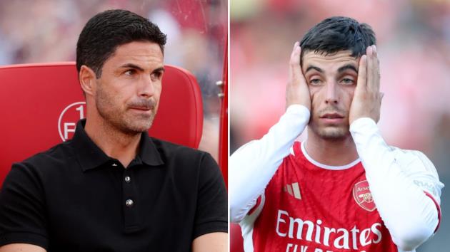 Mikel Arteta đau đầu vì Kai Havertz