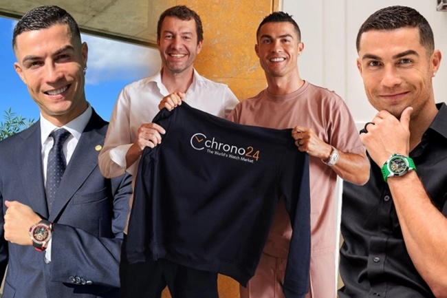 Ronaldo trở thành cổ đông của công ty đồng hồ trị giá 770 triệu bảng