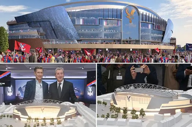 Thiết kế sân mới cực đẳng cấp của Crystal Palace