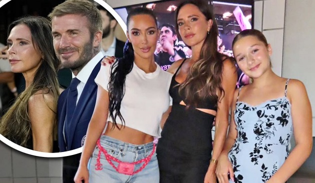 Con gái Beckham đã lớn, xuất hiện lung linh ngày Messi ra mắt