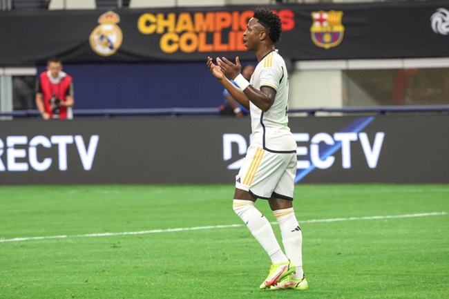 Ảnh bài viết Vinicius hỏng penalty, Ancelotti nói thẳng người thay thế Benzema