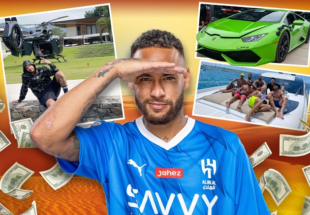 Cuộc sống đế vương Neymar sẽ nhận được ở Ả Rập Xê Út