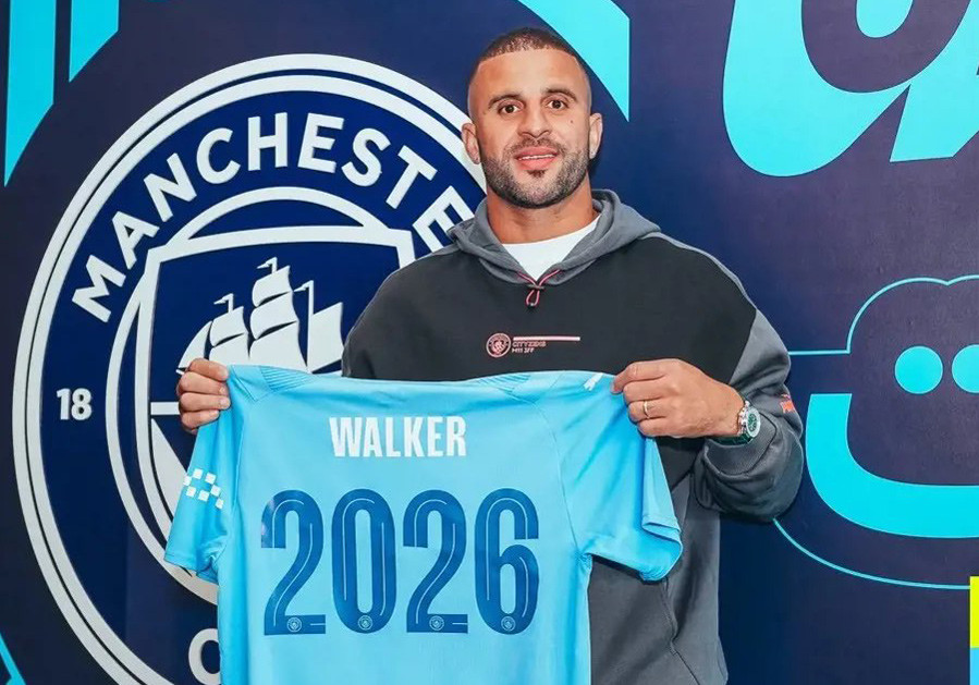 Man City công bố video 'phim bom tấn" gia hạn Kyle Walker