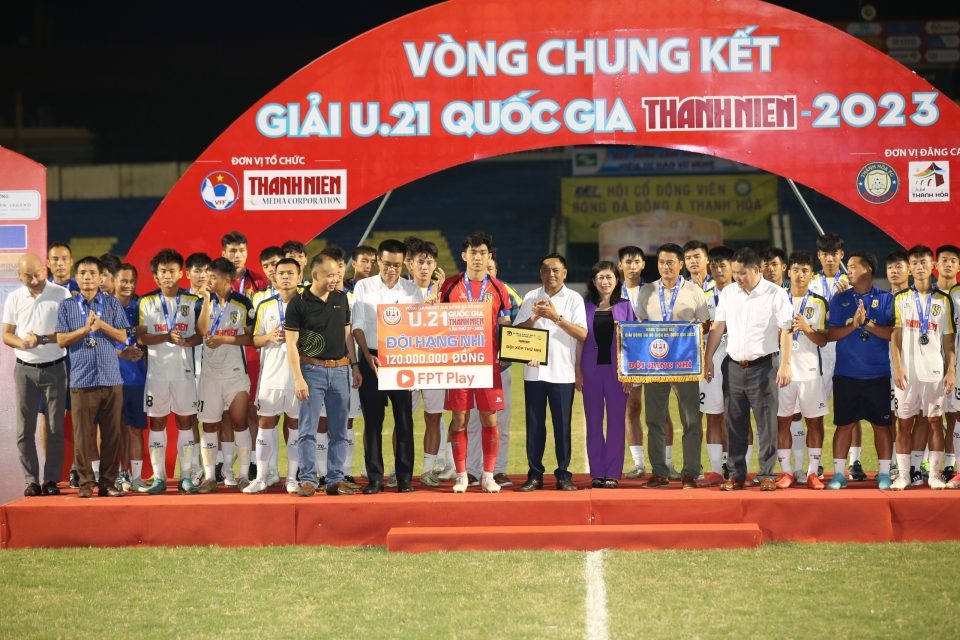 Gục ngã trên chấm luân lưu, SLNA tuột chức vô địch U21 quốc gia 2023