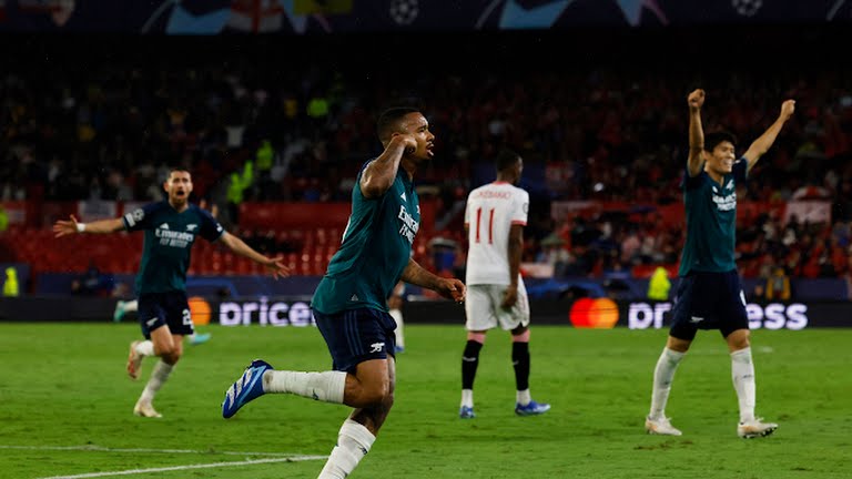 Ảnh bài viết Jesus ghi siêu phẩm + kiến tạo, Arsenal hạ gục Sevilla