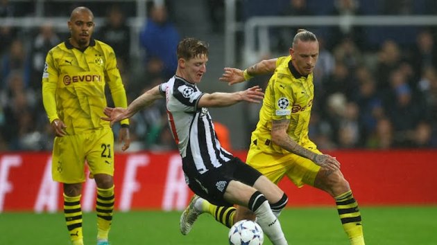 Ảnh bài viết Newcastle thua đau Dortmund, bảng F căng như dây đàn