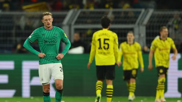 Ảnh bài viết Dortmund đả bại Newcastle, bảng F quá khó lường