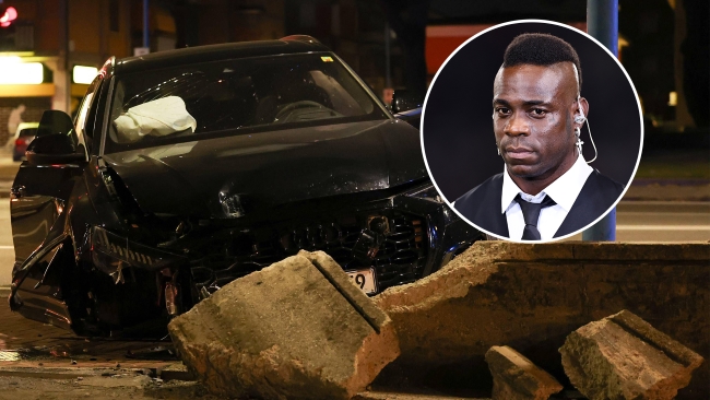 Phản ứng của Balotelli sau vụ tai nạn