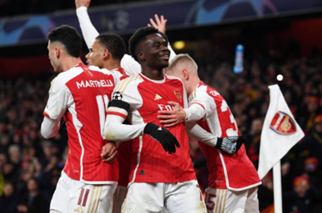 Ảnh bài viết Pháo thủ rền vang, tiến thẳng vào vòng 16 đội Champions League