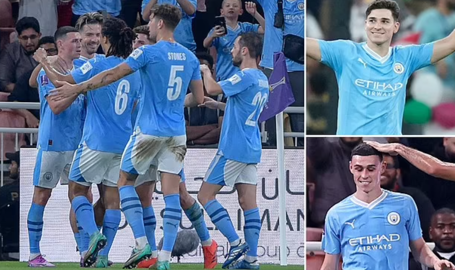 Ảnh bài viết Alvarez thăng hoa, Man City hủy diệt đối thủ ở CK Club World Cup