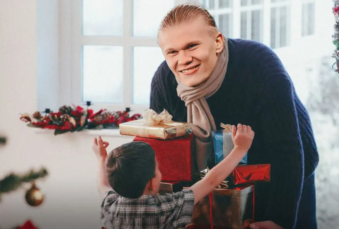 Cách Haaland đón Giáng sinh 2023
