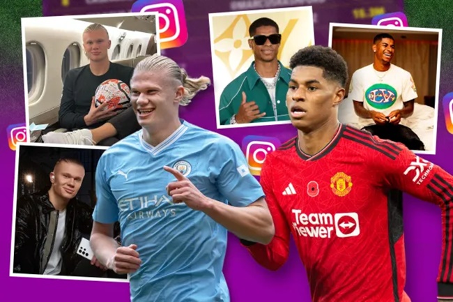 Ảnh bài viết 10 ngôi sao Premier League gây bão Instagram: Rashford thứ 9, Haaland "hít khói"