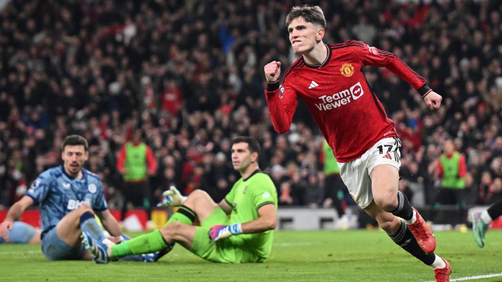 Ảnh bài viết Garnacho cú đúp + Hojlund giải hạn, M.U thắng ngược Villa dù bị dẫn 2 bàn