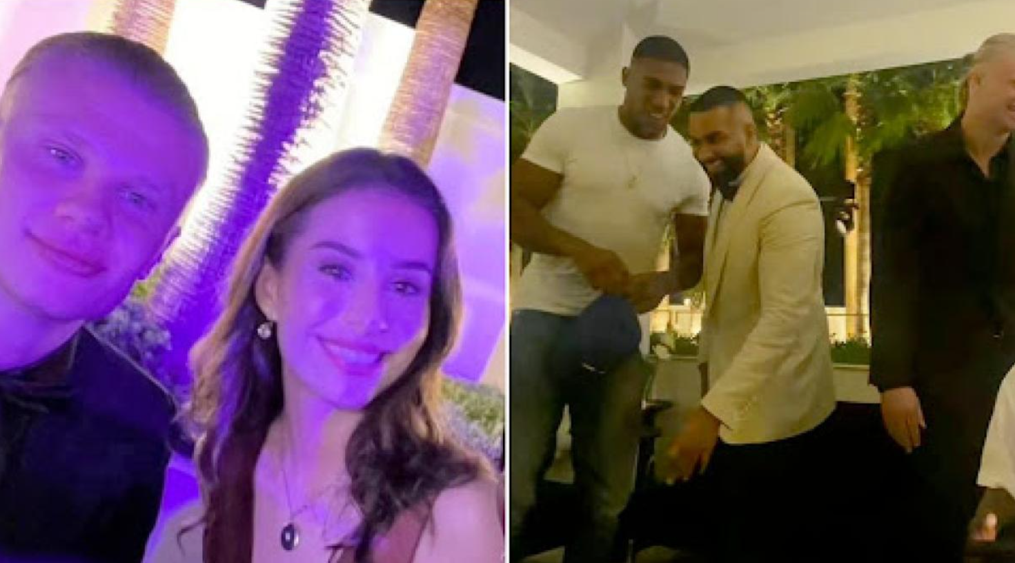 Haaland đón giao thừa xa hoa tại Dubai