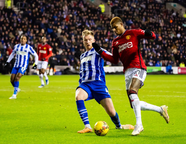 Ảnh bài viết "Báu vật" Bayern ghi điểm trong trận Wigan 0-2 Man Utd