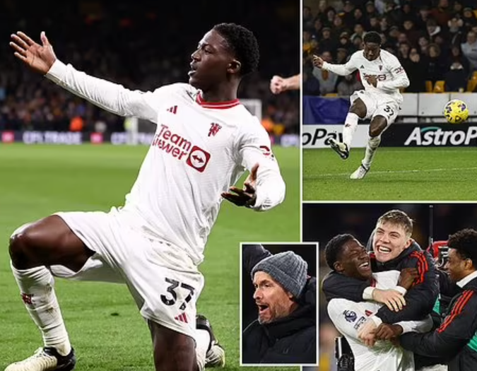 Ảnh bài viết 6 điểm nhấn Wolves 3-4 Man United: Rashford trở lại; Người hùng Mainoo