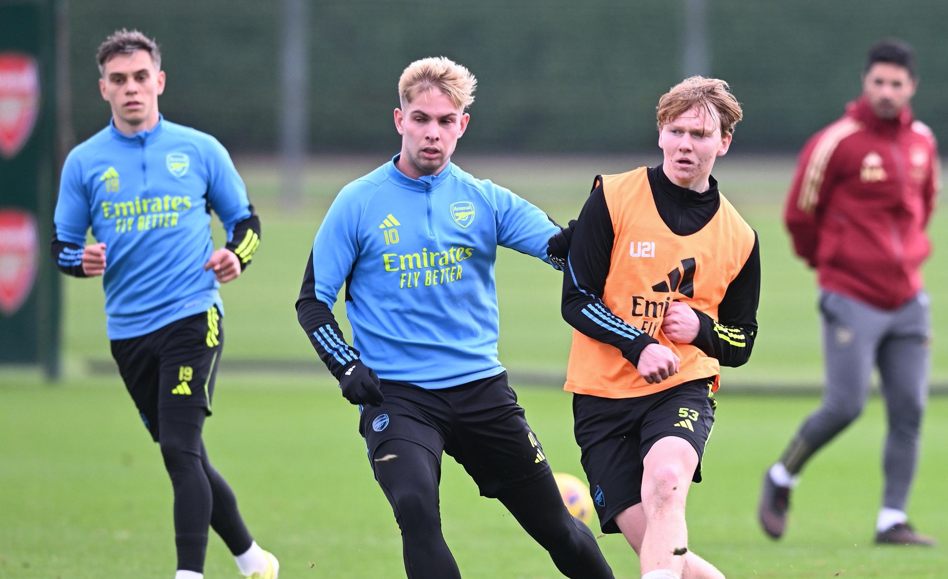 Ảnh bài viết Buổi tập của Arsenal sau trận thắng Liverpool