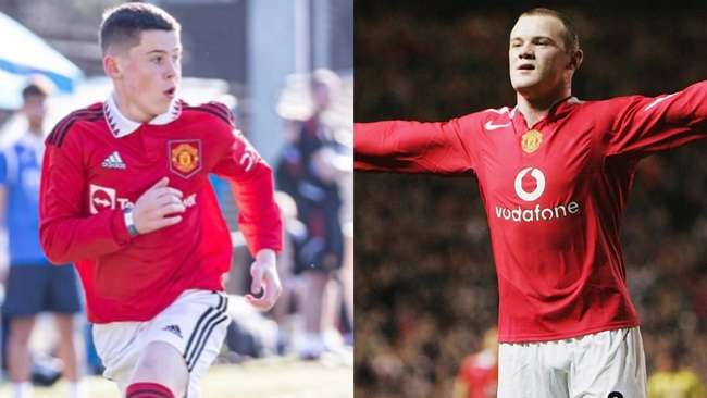Con trai của Rooney lại gây bão