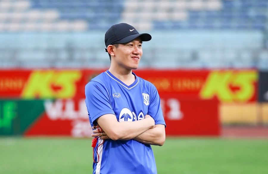 Ảnh bài viết Đấu CAHN, HLV SLNA nói thẳng mục tiêu