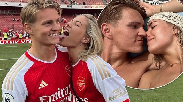 Bạn gái xinh đẹp, tinh nghịch của Odegaard