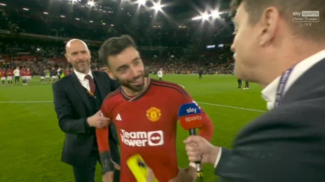 Ảnh bài viết Ten Hag và Bruno gây bão sau chiến thắng