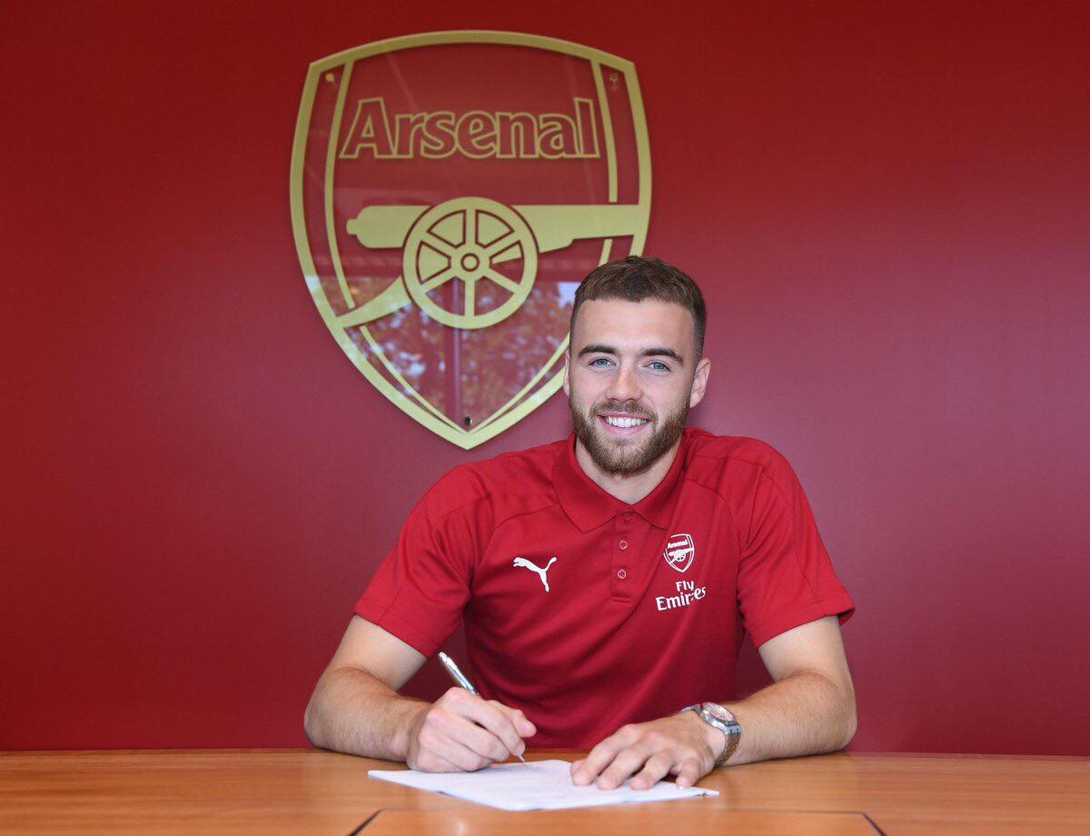 Calum Chamber gia hạn hợp đồng với Arsenal - Bóng Đá