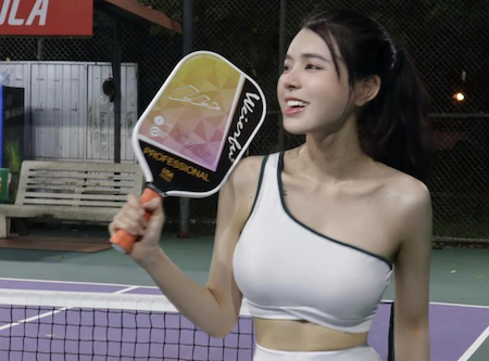 Lên đồ chơi Pickleball, bạn gái Vũ Văn Thanh bất ngờ nhận chỉ trích