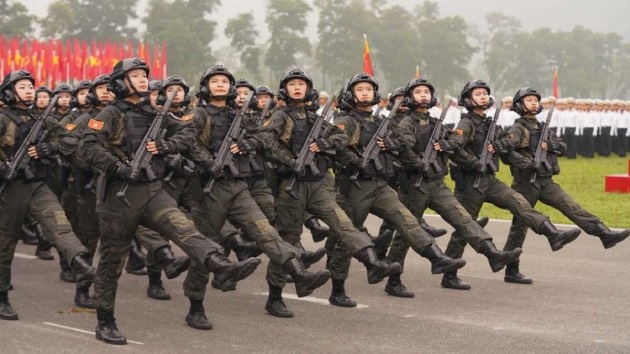 36 khối diễu binh hợp luyện hoành tráng hướng tới đại lễ 30/4