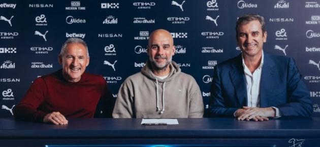 Ảnh bài viết CHÍNH THỨC! Pep Guardiola ký hợp đồng mới với Man City